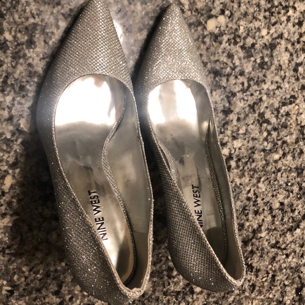 Silver heels